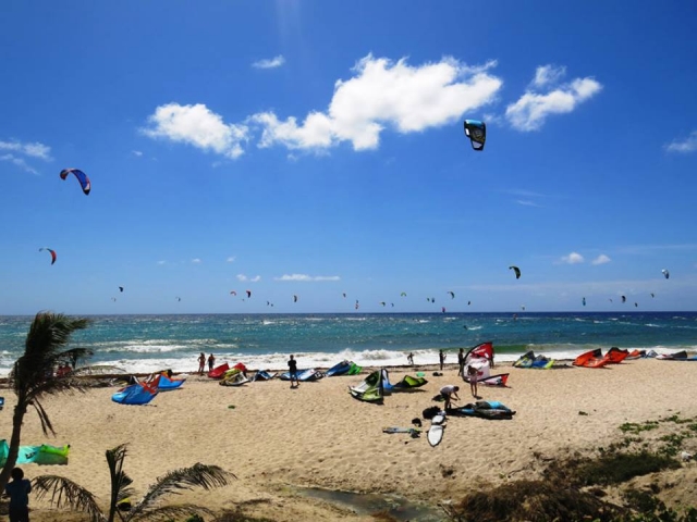 Vistas del kitesurf